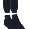 Royal Blue Extravagant Folklore Socks for Oktoberfest